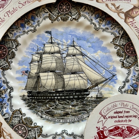 NEW IN BOX Churchill Currier & Ives Tall Ships - Set of 3 - Picture 2 of 16